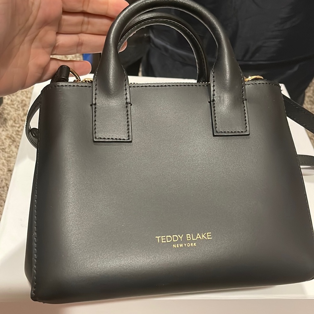 Black Leather Shoulder Bag